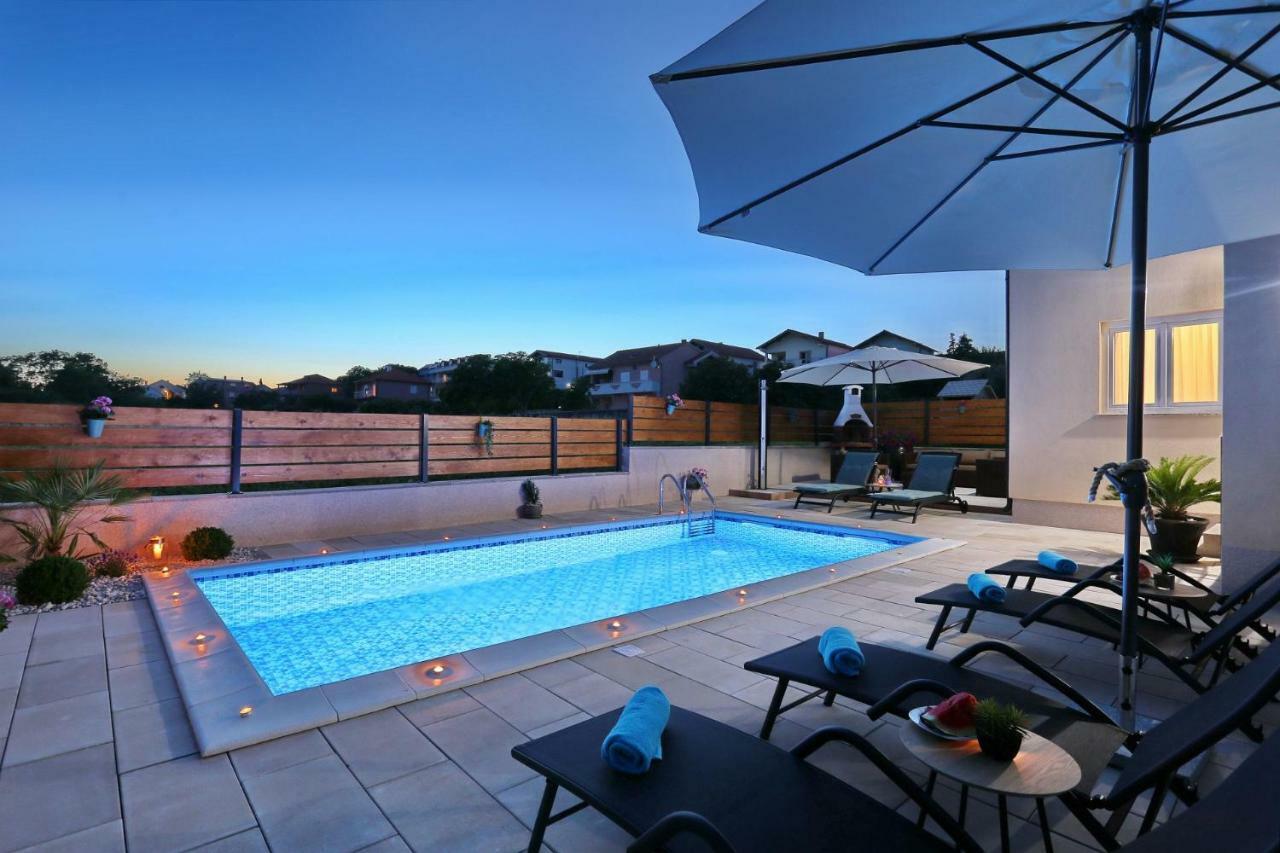 Punta Garden Pool House Villa Posedarje Exteriör bild