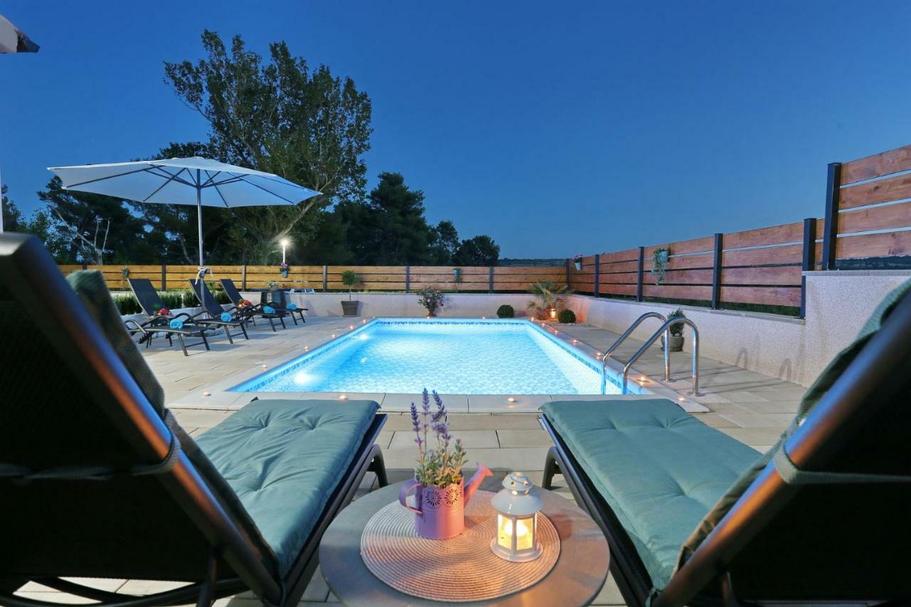 Punta Garden Pool House Villa Posedarje Exteriör bild